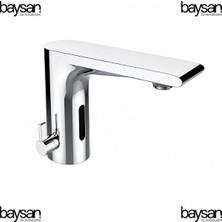 Baysan Su Armatürleri Fotoselli Lavabo Bataryası Sıcak & Soğuk Girişli – Ithal Ürün – 2 Yıl Garantili – Sensörlü Lavabo Musluğu