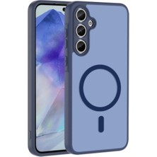 Halkhouse Galaxy A55 Kılıf Kamera Korumalı Magsafe Şarj Destekli Mat Silikon Babet Kapak