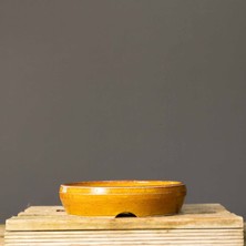 Seika Yuvarlak Bonsai Saksısı NO.145-SIRLI (23 Cm)