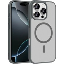 Halkhouse Iphone 16 Pro Kılıf Kamera Korumalı Magsafe Şarj Özellikli Mat Yüzey Silikon Babet Kapak