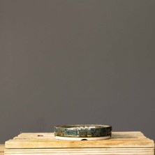 Seika Yuvarlak Bonsai Saksısı NO.146-SIRLI (17 Cm)