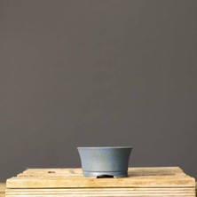 Seika Yuvarlak Bonsai Saksısı NO.115-SIRLI (12.5 Cm)