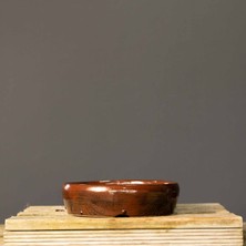 Seika Yuvarlak Bonsai Saksısı NO.149-SIRLI (21 Cm)