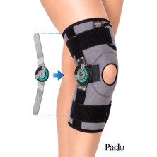 Parlo Açı Ayarlı ve Patella Destekli Dizlik Fleksiyon Ekstansiyon Kontrollü Ortopedik Diz Desteği