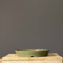 Seika Yuvarlak Bonsai Saksısı NO.138-SIRLI (25 Cm)