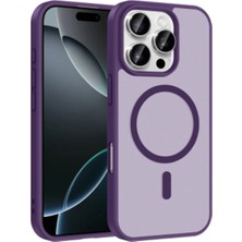 Halkhouse Iphone 16 Pro Max Kılıf Kamera Korumalı Magsafe Şarj Özellikli Mat Yüzey Silikon Babet Kapak