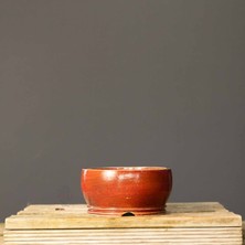 Seika Yuvarlak Bonsai Saksısı NO.121-SIRLI (16 Cm)