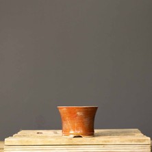 Seika Yuvarlak Bonsai Saksısı NO.202-SIRLI (12 Cm)