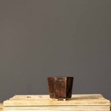 Seika Köşeli Bonsai Saksısı NO.206-SIRLI (10 Cm)