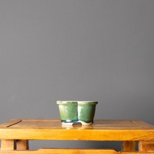 Seika Mokko Bonsai Saksısı No.1-2xs - Çimen (14 Cm)