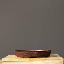 Seika Oval Bonsai Saksısı NO.122-SIRLI (27 Cm)