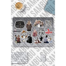EstoreBox The Walking Dead Temalı Sticker Etiket Seti - Yürüyen Ölüler Sticker - Telefon