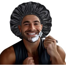 EstoreBox Ipek Bonnet,uyumak Için Saten Bonnet,çift Katmanlı,saç Bonnet,ipek Saç Sargısı,uyku Bonesi,kıvırcık