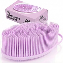 EstoreBox Avilana Silikon Peeling Vücut Temizleyici - Çift Taraflı Silikon Kabak Duş Için, Erkekler Kadınl