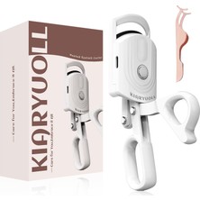 EstoreBox Isıtmalı Kirpik Kıvırıcı Edilebilir Elektrikli Sıcak Kirpik Terapisi Kirpik Kaldırıcı Kelepçe,