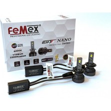 Femex Opel Corsa E 2014-2019 Kısa Far LED Ampul H7 Gt Nano Pro