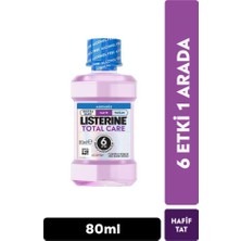 Listerine Lısterıne Total Care Hafif Tat Alkolsüz Ağız Bakım Suyu 80 ml