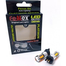 Sm Motors FEMEX PW24W Duy Turuncu Led Ampul 30smd 4014 Chipset