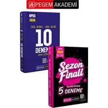 Pegem Akademi Yayıncılık PEGEM AKADEMİ 2026 KPSS Genel Yetenek Genel Kültür Sezon Finali T