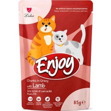 Enjoy Etli Kedi Yaş Mama 85 gr