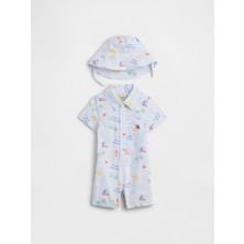 Gap Bebek Açık Mavi Two-Piece Brannan Bear Outfit Set