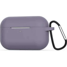 HTstore Airpods Uyumlu Pro Kılıf Zore Airbag Silikon-Lila