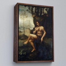 Uslucan Alışveriş Ahşap Çerçeveli Leottç.knvdo Da Vinci - Francesco Melzi - Bacchus TABLO-7351
