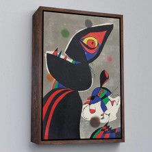 Uslucan Alışveriş Ahşap Çerçeveli Joan Miro - Gaudi TABLO-7307