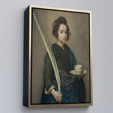 Uslucan Alışveriş Ahşap Çerçeveli Diego Velazquez - Aziz Rufina TABLO-7390