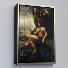 Uslucan Alışveriş Ahşap Çerçeveli Leottç.knvdo Da Vinci - Francesco Melzi - Bacchus TABLO-7351