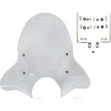 Motospartan ARORA CAPPUCINO SYM FIDDLE 2 125 58X71CM SİPERLİK CAMI ŞEFFAF 4MM
