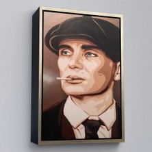 Uslucan Alışveriş Ahşap Çerçeveli Ekart Peaky Blinders Thomas Shelby TABLO-7775