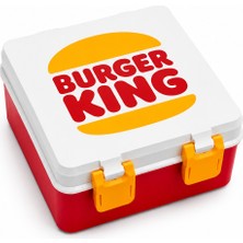 Yapı3D Fast Food Taşıma Kutusu Hamburger Saklama Kabı Büyük Boy Beslenme Kutusu Hamburger Taşıma Kabı