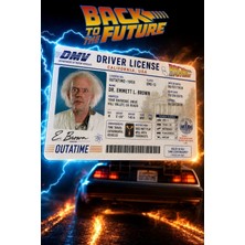 Neora Back To The Future - Geleceğe Dönüş Parodi Kart
