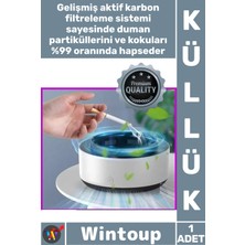 Wintoup #küllük Dumansız Hava Temizleme Filtreli Oto Koku Önleyici Otomatik Dumanı Içine Çeken Akıllı Küllük