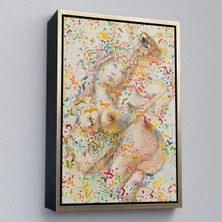 Uslucan Alışveriş Ahşap Çerçeveli Salvador Dali - Joueuse De Mandole TABLO-7397