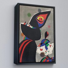 Uslucan Alışveriş Ahşap Çerçeveli Joan Miro - Gaudi TABLO-7307