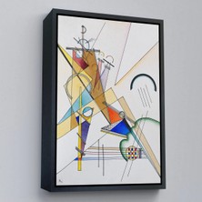Uslucan Alışveriş Ahşap Çerçeveli Wassily Kandinsky Gewebe TABLO-7493