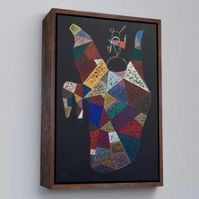 Uslucan Alışveriş Ahşap Çerçeveli Wassily Kandinsky - Idam Edilen Ohne Titel TABLO-7497