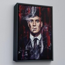 Uslucan Alışveriş Ahşap Çerçeveli Thomas Shelby - Tommy Shelby TABLO-7842
