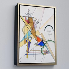 Uslucan Alışveriş Ahşap Çerçeveli Wassily Kandinsky Gewebe TABLO-7493