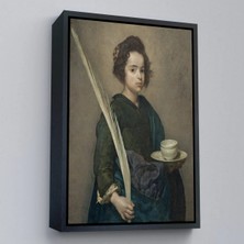Uslucan Alışveriş Ahşap Çerçeveli Diego Velazquez - Aziz Rufina TABLO-7390