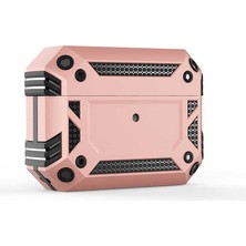 HTstore Airpods Uyumlu Pro Kılıf Zore Airbag 15 Kılıf-Rose Gold