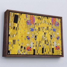 Uslucan Alışveriş Ahşap Çerçeveli Gustav Klimt - Öpücük TABLO-7085