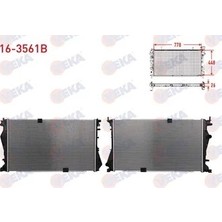 Su Radyatörü Veka 16-3561B Brazıng Renault Trafıc Iı (Fl) 2.0 Dcı M-T Ac+/- 2006-2014 T1