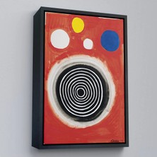 Uslucan Alışveriş Ahşap Çerçeveli Alexander Calder - Eşmerkezli Bulutsu Tablo - Concentric NEBULA-8103