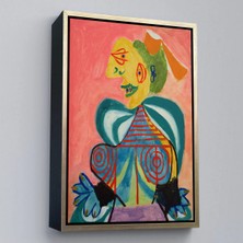 Uslucan Alışveriş Ahşap Çerçeveli Pablo Picasso - Lee Miller'ın Arlesienne Rolündeki Portre TABLOSU-7341