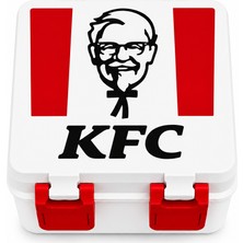 Yapı3D Fast Food Taşıma Kutusu Hamburger Saklama Kabı Büyük Boy Beslenme Kutusu Hamburger Taşıma Kabı