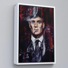 Uslucan Alışveriş Ahşap Çerçeveli Thomas Shelby - Tommy Shelby TABLO-7842