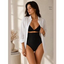 Intive Lingerie Papatya Lazer Kesim Dikişsiz Ultra Yüksek Bel Karın Iz Belli Etmez Toparlayıcı Slip Kose